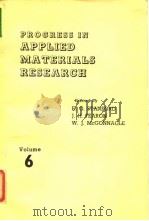 Progress in applied materials research.v.6.1964. PDF电子版封面