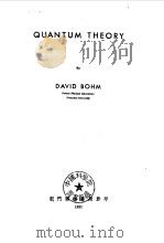 QUANIUM THEORY PDF电子版封面