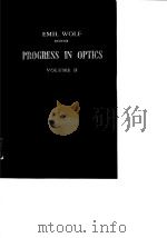 Progress in Optics Vol.Ⅱ1963 PDF电子版封面