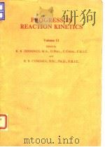 Progress in reaction kinetics;V.11.1982. PDF电子版封面