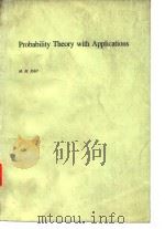 Rao.M.M.Probability theory with applications.1984. PDF电子版封面