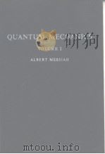 QUANTUM MECHANICS UOLUME I、II PDF电子版封面