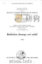 Radiation damage ner solidi 1962.（ PDF版）