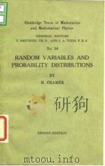 RANDOM VARIABLES AND PROBABILITY DISTRIBUTIONS PDF电子版封面