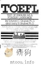 Revised edition Test of English Asa Foreign Language Toefl PDF电子版封面