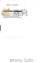 Scientific German George E.Condoyannis 1957. PDF电子版封面