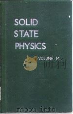 Solid state physics.v.14.1963. PDF电子版封面