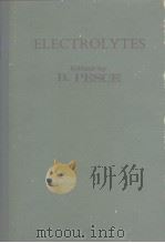 Societa Italiana per il Progresso delle Scienze Electrolytes.1962. PDF电子版封面