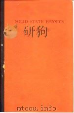 Solid state physics.V.26.1971. PDF电子版封面