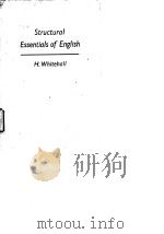 Structural Essentials of English H.Whitehall PDF电子版封面
