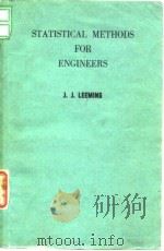 STATISTICAL METHODS FOR ENGINEERS PDF电子版封面