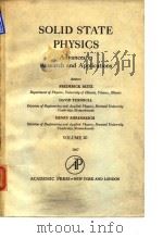 Solis state physics;advances in research and applications.v.20.1967. PDF电子版封面