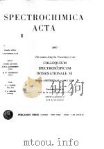 Spectrochimica Acta（ PDF版）