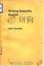 Swales.John.Writing scientific English.1971. PDF电子版封面