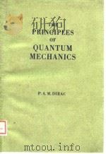 THE PRINCIPLES OF QUANTUM MECHANICS PDF电子版封面