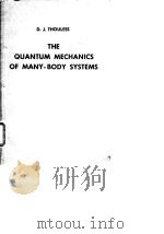 THE QUANTUM MECHANICS OF MANY-BODY SYSTEMS PDF电子版封面