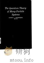 The Quantum Theory of Many-Particle Systems Harry L.Morrison PDF电子版封面