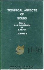 TECHNICAL ASPECTS OF SOUND PDF电子版封面 E.G.RICHARDSON E.MEYER