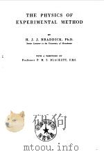 THE PHYSICS OF EXPERIMENTAL METHOD PDF电子版封面