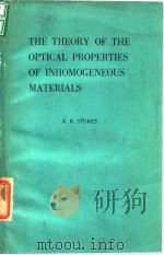 THE THEORY OF THE OPTICAL PROPERTIES OF INHOMOGENEOUS MATERIALS PDF电子版封面