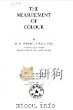 THE MEASUREMENT OF COLOUR PDF电子版封面
