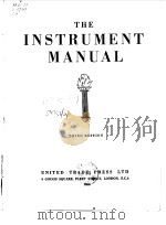 The instrument manual.1960. PDF电子版封面