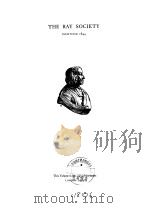 THE RAY SOCIETY PDF电子版封面