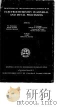 Tthe Electrochemical Society.Proceedings of the international symposium on eletrochemistry in minera PDF电子版封面