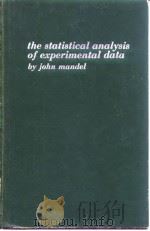 The Statistical analysis of Experimental data PDF电子版封面