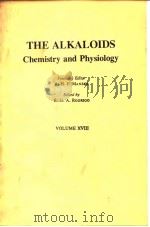 The alkalids “Chemistry and physiology”.R.G A.Rodrigo.ed.v.18.1981. PDF电子版封面