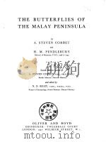 THE BUTTERFLIES OF THE MALAYPENINSULA PDF电子版封面 A.STEVEN CORBET AND H.M.PENDLE
