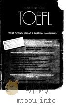 The New Edition TOEFL Test of English As a Foreign Language     PDF电子版封面     