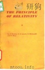 THE PRINCIPLE OF RELATIVETY（ PDF版）