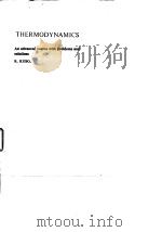 THERMODYNAMICS Anadvanced course with problems and solutions PDF电子版封面