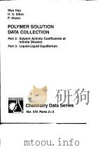 Wen Hao.Polymer solution data collection;pt.2.pt.3.1992 PDF电子版封面
