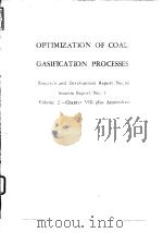 West Virginia University Dept.of Chemical Engineering.Optimization of coal gasification processes.v. PDF电子版封面