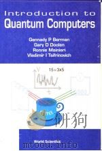 Intriduction to Quantum Computers PDF电子版封面 9810234902