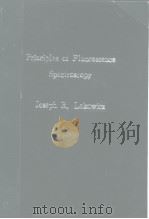 Lakowciples of Principles of fluoresence spectrocopy PDF电子版封面