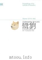 Proceedings of the Institute of Acoustics: Underwater Acoustic Communication PDF电子版封面 1873082568