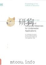 Proceedings of the Institute of Acoustics: Acoustics of Advanced Materials for Underwater Applicatio（ PDF版）