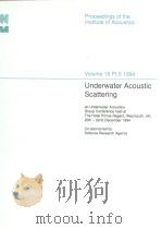 Proceedings of the Institute of Acoustics: Underwater Acoustic Scattering PDF电子版封面 1873082681