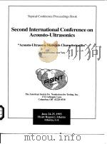 Second International Conference on Acousto-Ultrasonics PDF电子版封面 0931403200 ASNT