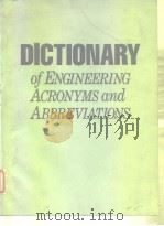 DICTIONARY of ENGINEERING ACRONYMS and ABBREVIATIONS PDF电子版封面