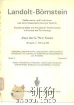 Landolt-Bornstein Zahienwerte und Funktionen aus Naturwissenschaften und Technik Numerical Data and（ PDF版）