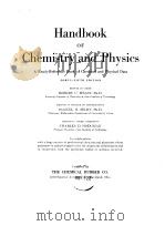 Handbook of Chemistry and Physics（ PDF版）