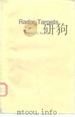 Radar Tarhets Christian G.Bachman PDF电子版封面