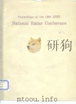 Proceedings of the 1986 IEEE National Radar Conference PDF电子版封面