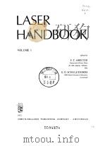 LASER HANDBOOK VOLUME 1-2 PDF电子版封面