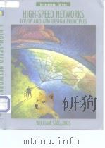 HIGH-SPEED NETWORKS TCP/IP AND ATM DESIGN PRINCIPLES WILLIAM STALLINGS PDF电子版封面 0139049541