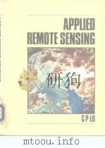 Applied remote sensing PDF电子版封面 7582301327